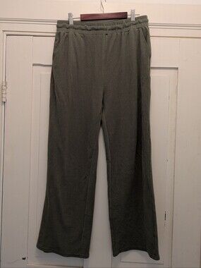 Free Haven Sage Green Wide Leg Jogger- L